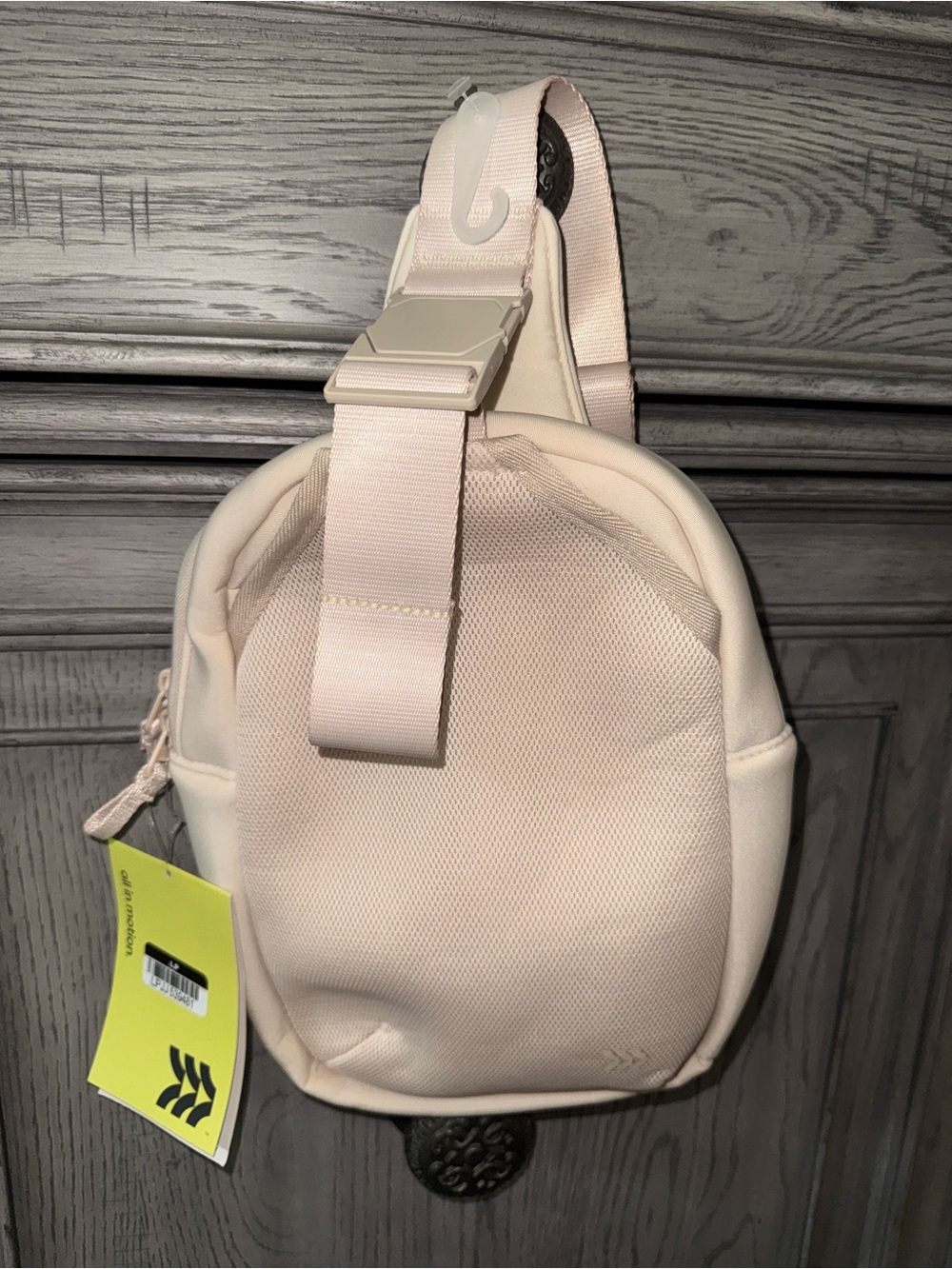 all in motion Light Pink Crossbody Sling Bag